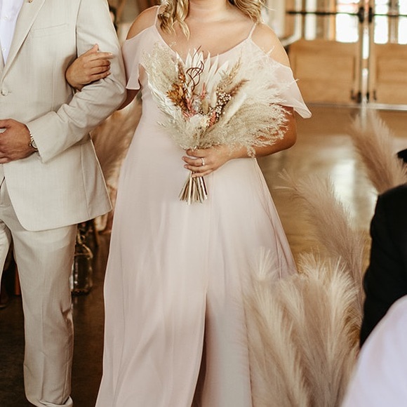 Birdy Grey Pale Blush floor-length dress - Picture 4 of 5